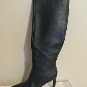 Calvin Klein Black Heeled Boots